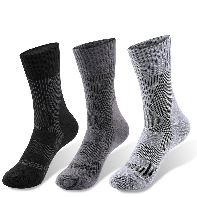 Men'S Mountain Biking Shoes - 1 Pair Merino Wool Sock Winter