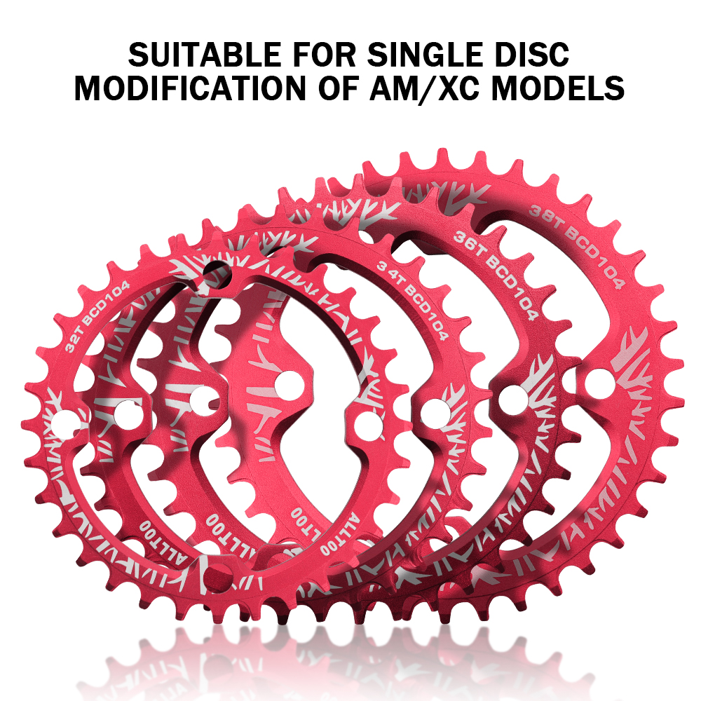 Mountain Biking Xc - ALLTOO Bike Bicycle Part Chainwheels Chainring