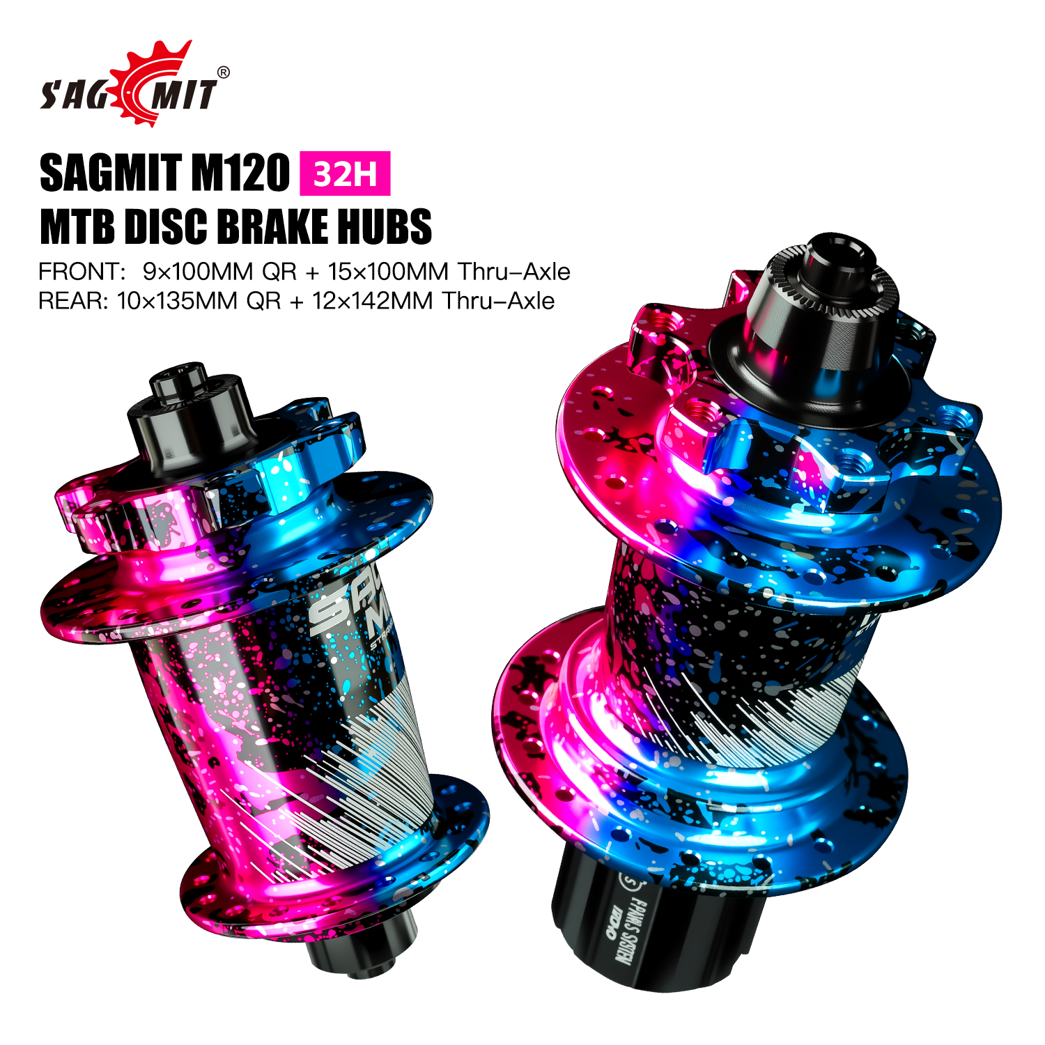 Mountain Biking Xc - SAGMIT Mountain Bike Disc Brake Hub