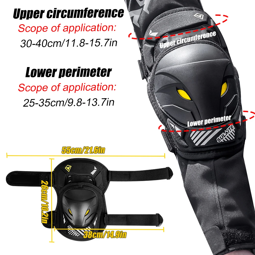 GOMOREON 1Pair Motorcycle Elec - مراجعة Mountain Biking Knee And Elbow Pads وسعره