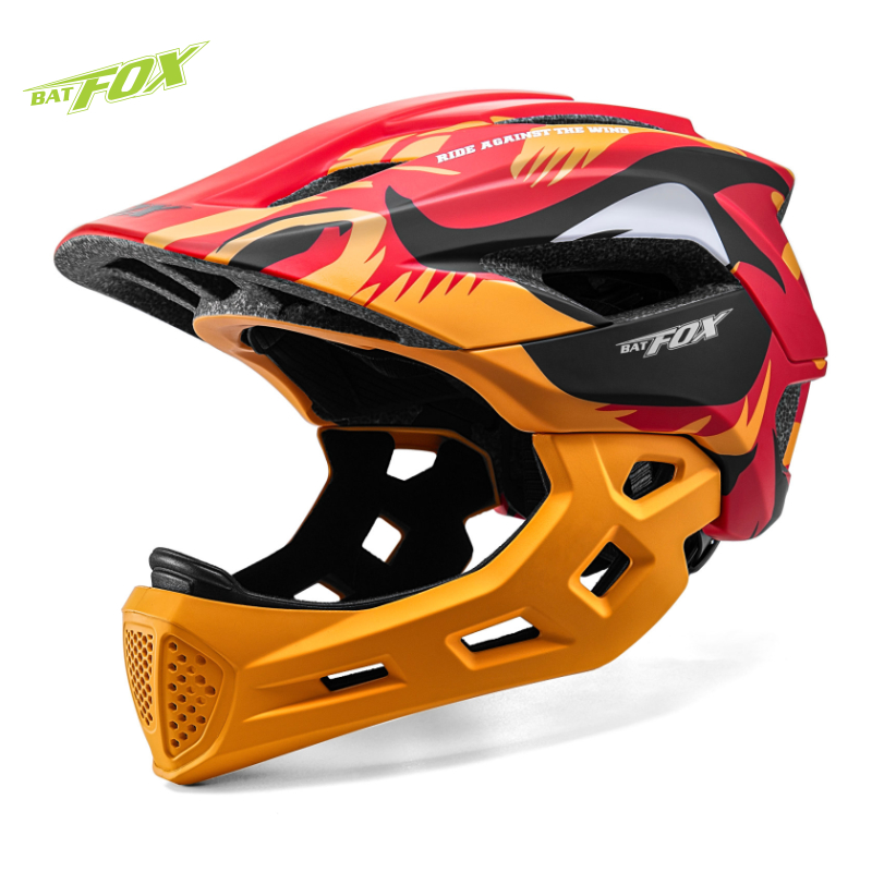 BATFOX Kids Full Face Bike Hel - مراجعة Mountain Biking Helmet Kids وسعره