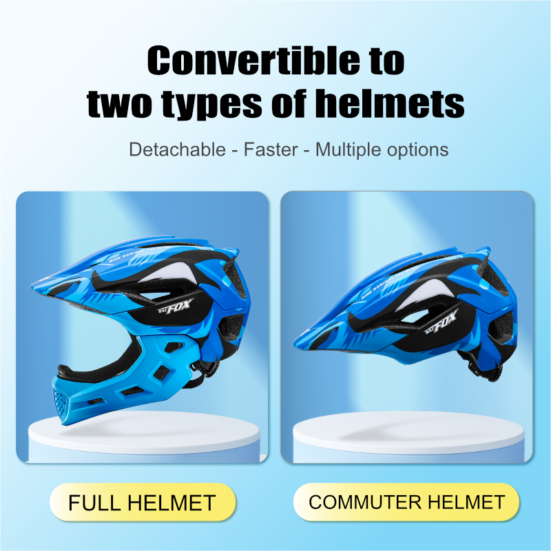 BATFOX Kids Full Face Bike Hel - مراجعة Mountain Biking Helmet Kids وسعره