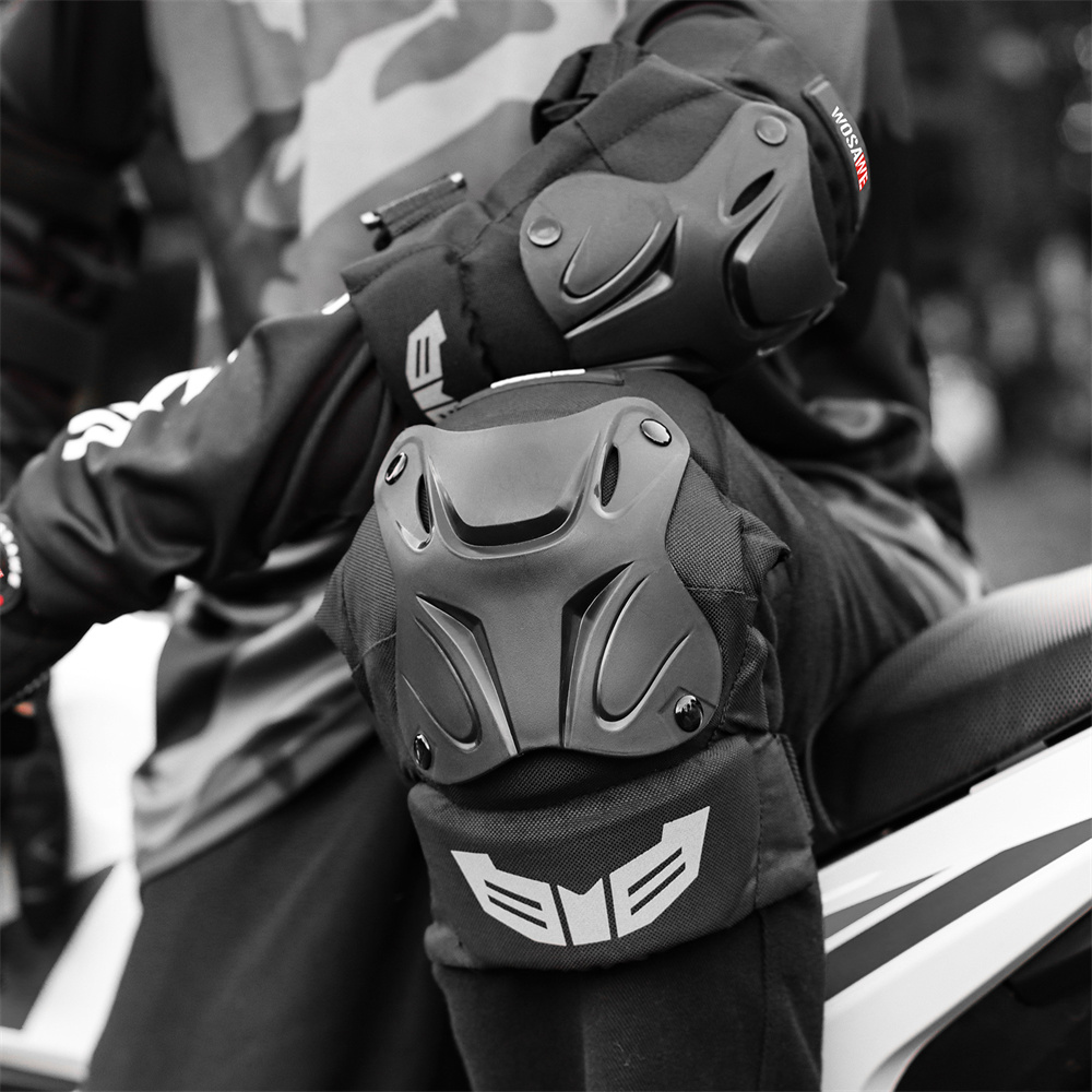 WOSAWE Motorcycle Knee Elbow P - مراجعة Mountain Biking Knee And Elbow Pads وسعره