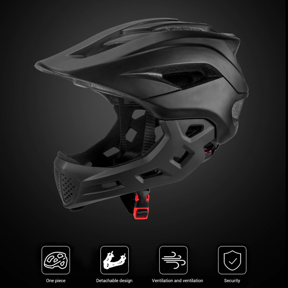 2 in 1 Kids Full Face Bike Hel - مراجعة Mountain Biking Helmet Kids وسعره