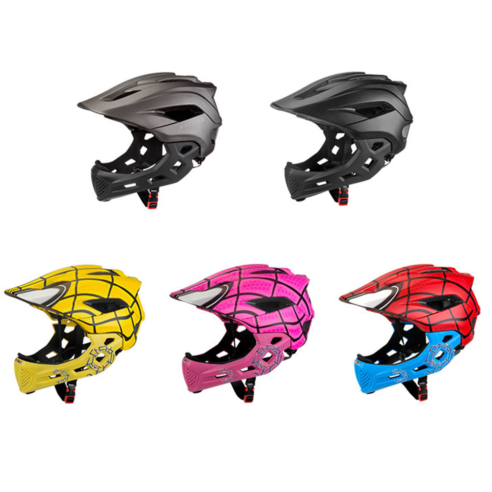 2 in 1 Kids Full Face Bike Hel - مراجعة Mountain Biking Helmet Kids وسعره