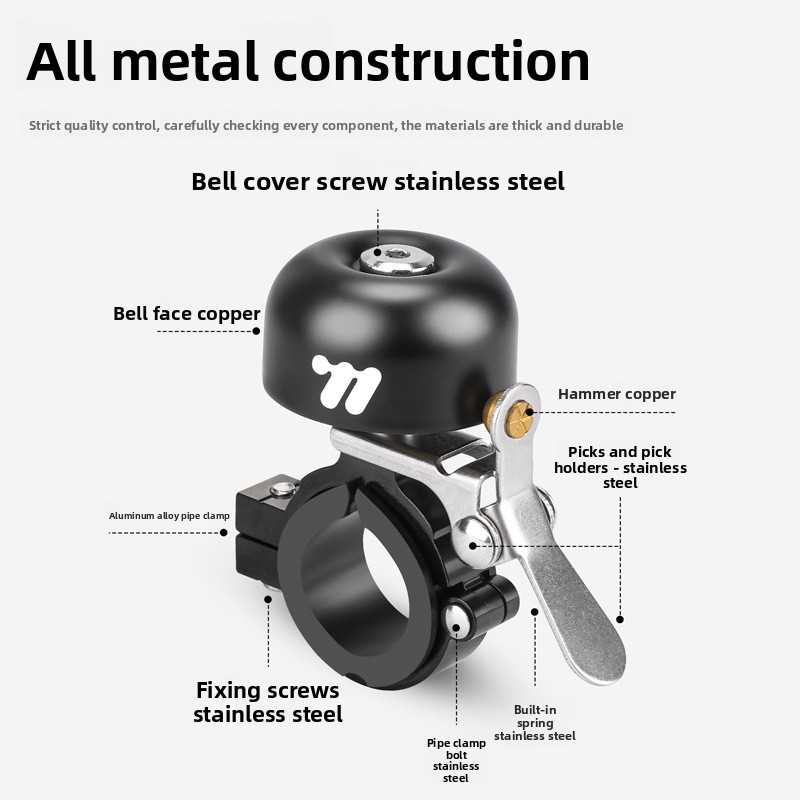 Mountain bike bell, vintage co - مراجعة Mountain Biking Extreme وسعره