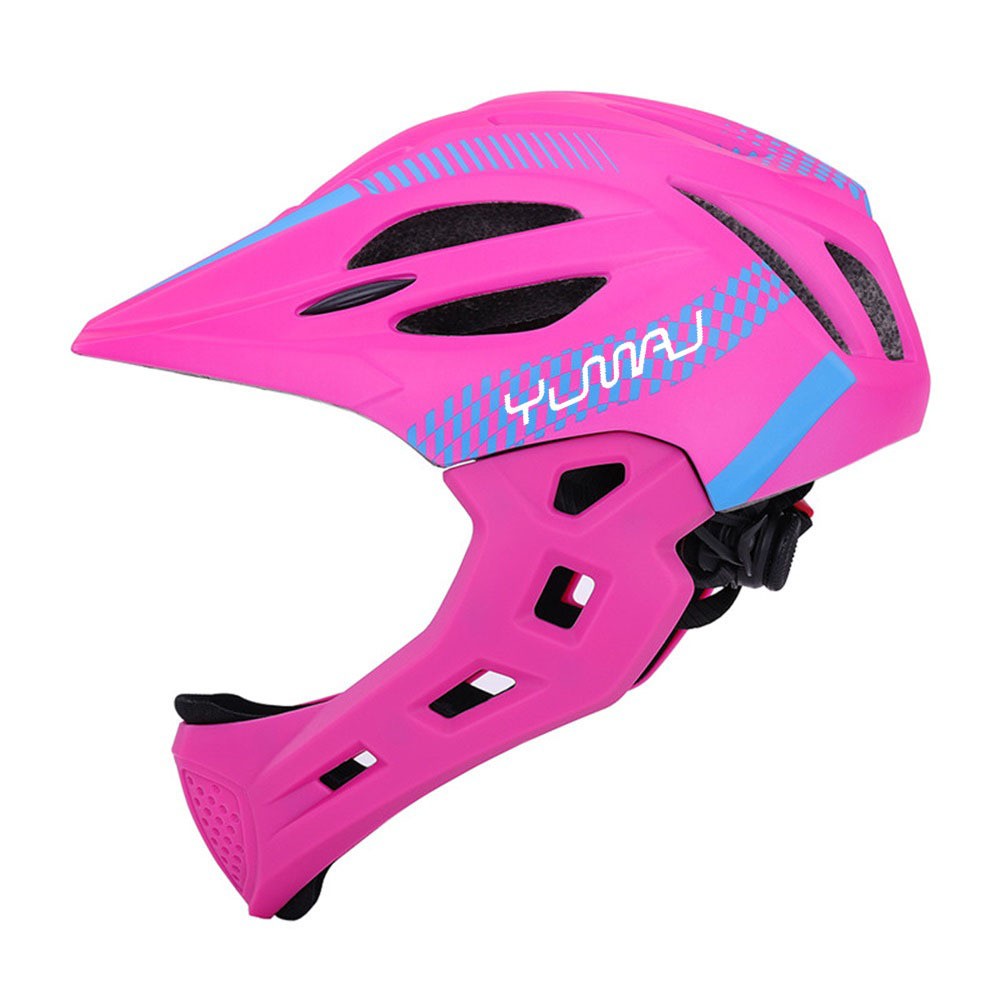 NEW Children Full Face with LE - مراجعة Mountain Biking Helmet Kids وسعره