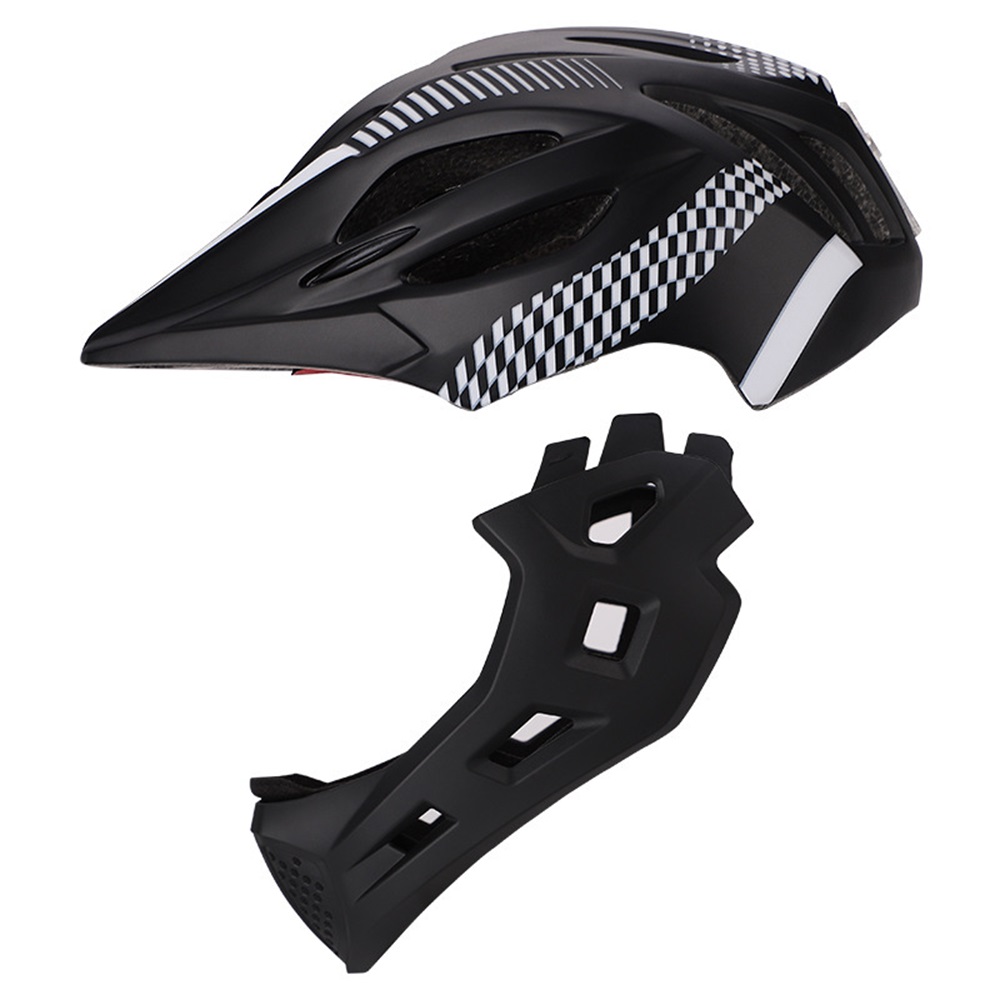 NEW Children Full Face with LE - مراجعة Mountain Biking Helmet Kids وسعره