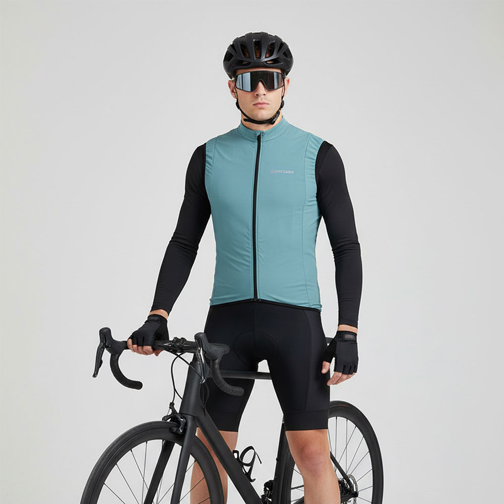 SANCUAX Summer Cycling Sleevel - مراجعة Mountain Biking Vest وسعره