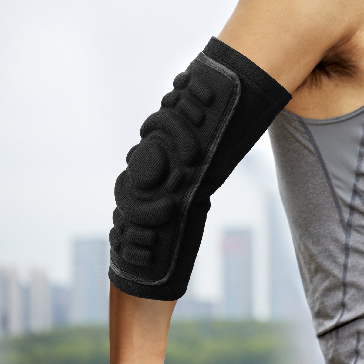 2Pcs Elbow Pads Guard Mountain - مراجعة Mountain Biking Protective Gear وسعره