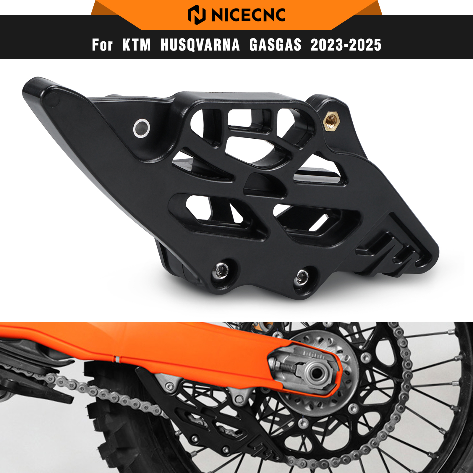 NICECNC For KTM EXC 300 2024 R - مراجعة Chain Guide Iscg وسعره