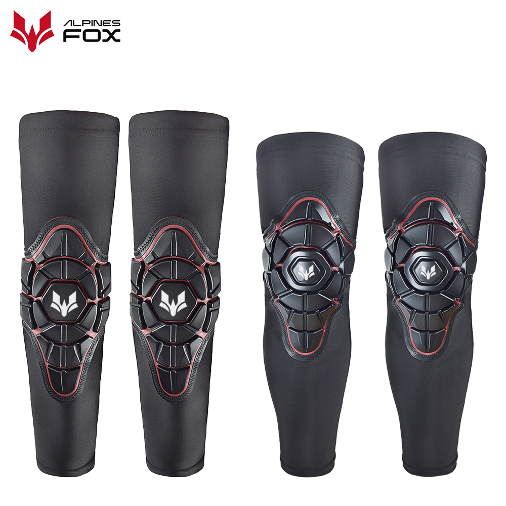 ALPINES FOX Motorcycle Knee Pa - مراجعة Mountain Biking Knee And Elbow Pads وسعره