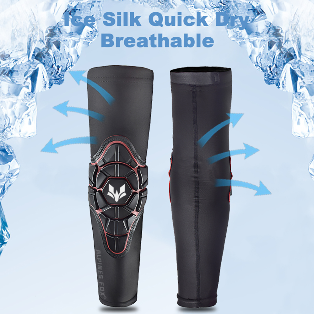 ALPINES FOX Motorcycle Knee Pa - مراجعة Mountain Biking Knee And Elbow Pads وسعره