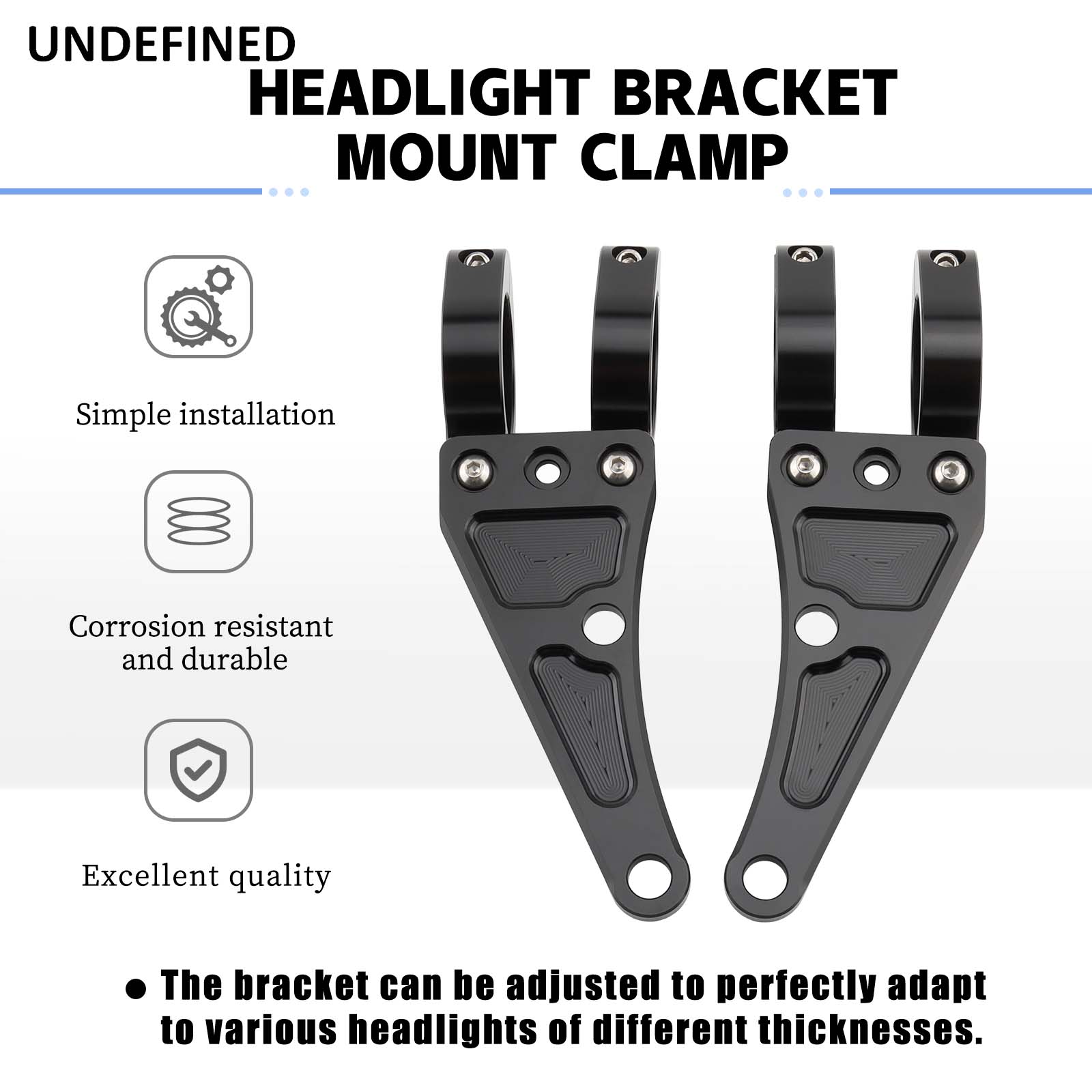 33mm-58mm Headlight Bracket Mo - مراجعة Mountain Biking Extreme وسعره