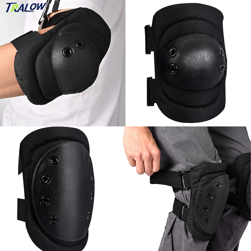 TRALOW 4in1 Knee Elbow Wrist P - مراجعة Mountain Biking Knee And Elbow Pads وسعره
