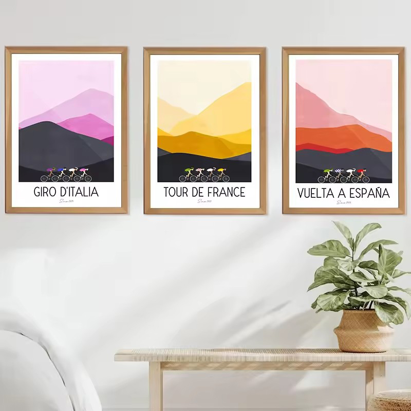 Watercolor Cycling Race Cyclis - مراجعة Picture Of Mountain Biking وسعره