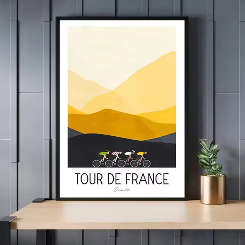 Watercolor Cycling Race Cyclis - مراجعة Picture Of Mountain Biking وسعره