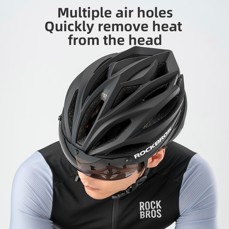 ROCKBROS Cycling Helmet 58-62c - مراجعة Mountain Biking Helmet Kids وسعره