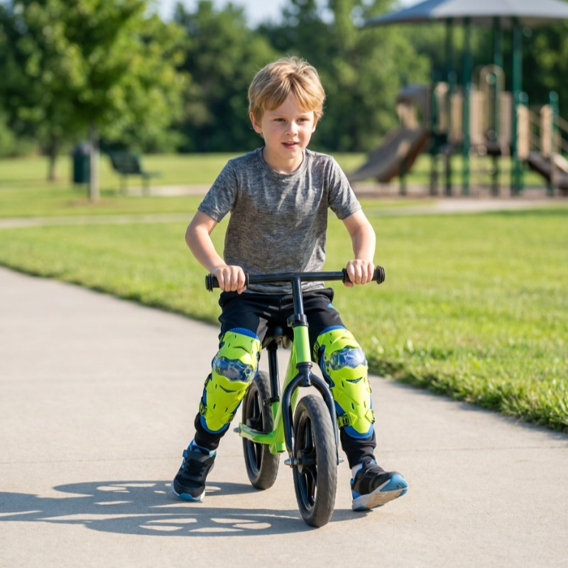KN01H Kids Youth Motorcycle Of - مراجعة Mountain Biking Knee And Elbow Pads وسعره