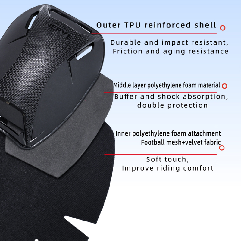 NERVE Motorcycle Knee Pads Mot - مراجعة Mountain Biking Knee And Elbow Pads وسعره