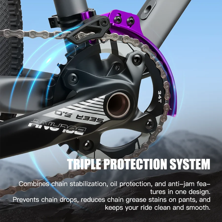 BOLANY Bike Chain Stabilizer 3 - مراجعة Chain Guide Iscg وسعره