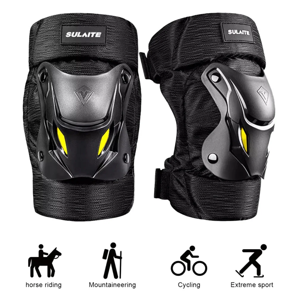 1Pair Electric Bike Motorcycle - مراجعة Mountain Biking Knee And Elbow Pads وسعره