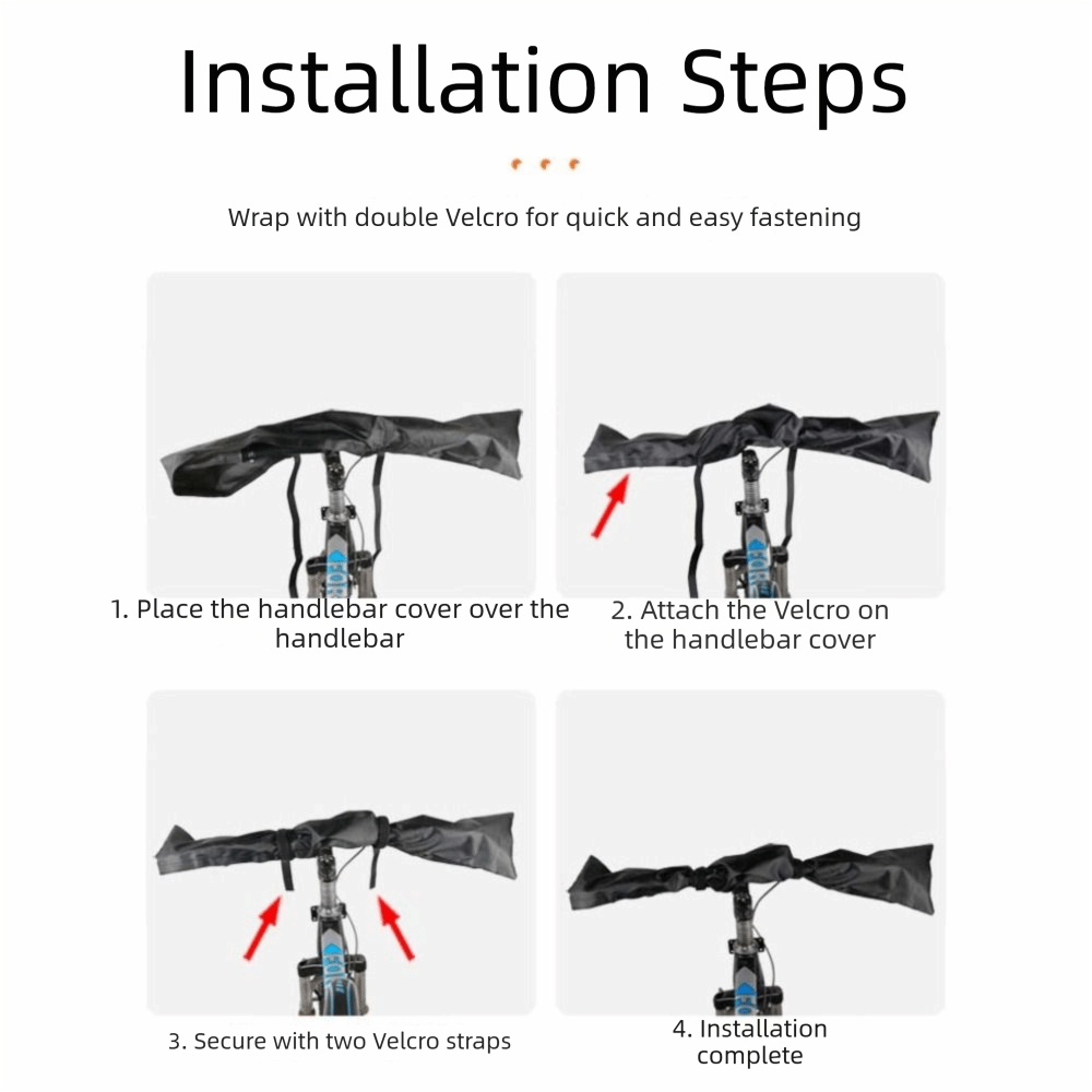 Waterproof Bike Handlebar Prot - مراجعة Mountain Biking Protective Gear وسعره