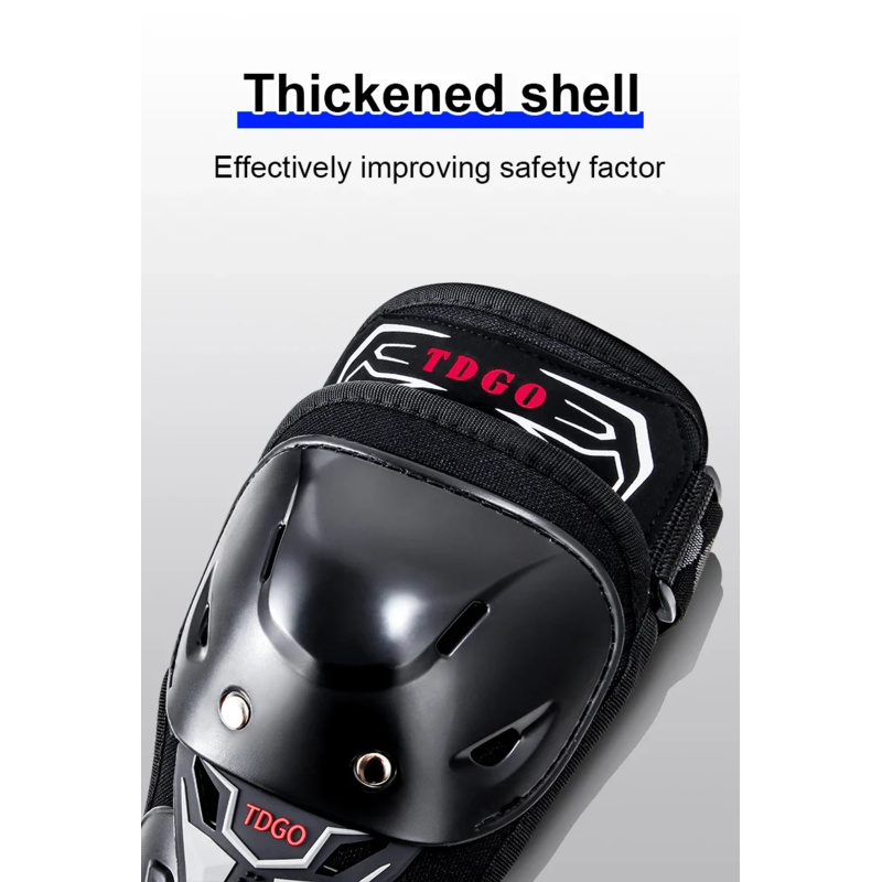 Motorcycle support & Mountain  - مراجعة Mountain Biking Knee And Elbow Pads وسعره