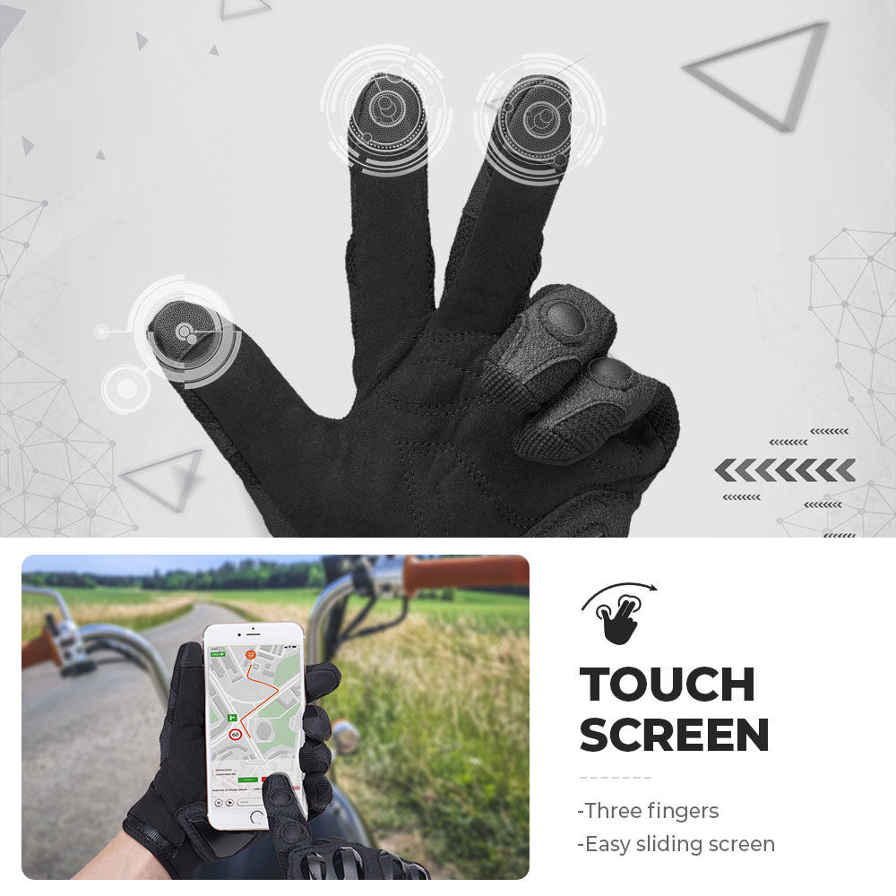 Motorcycle Gloves for Men Cycl - مراجعة Mountain Biking Protective Gear وسعره