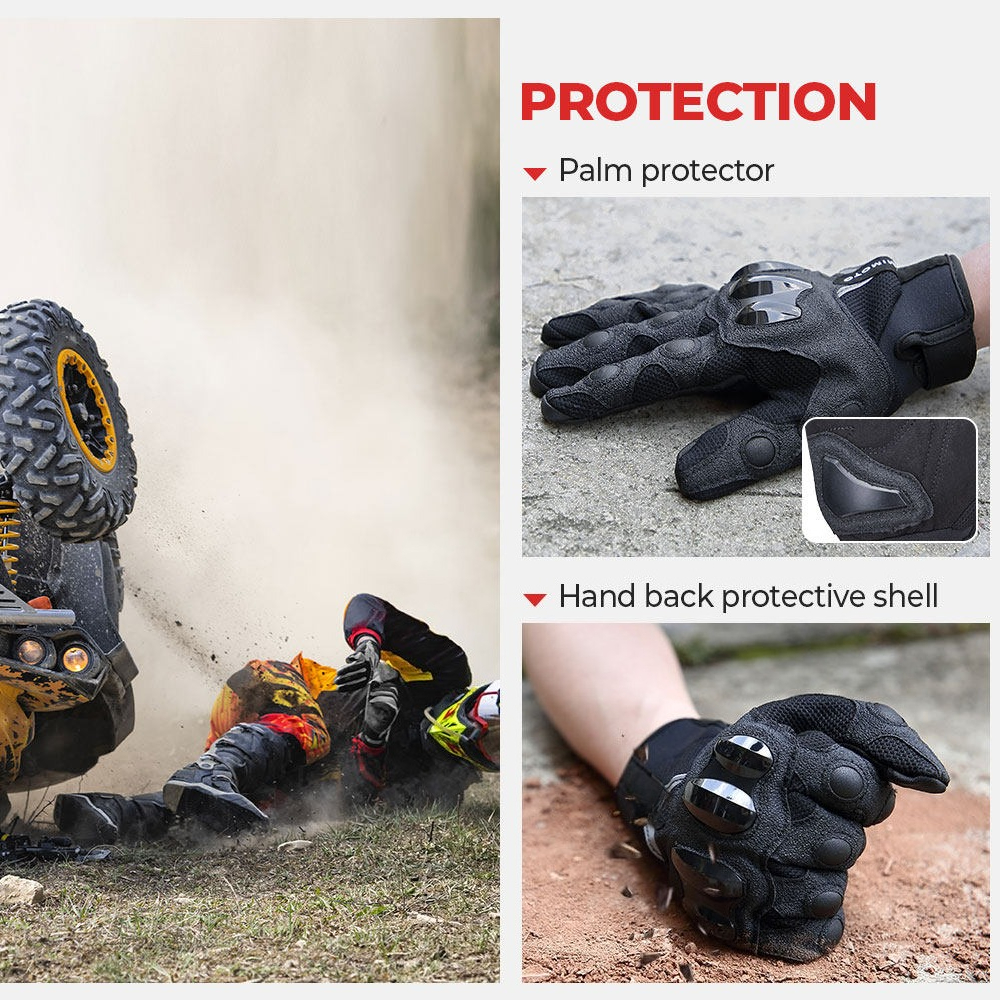 Motorcycle Gloves for Men Cycl - مراجعة Mountain Biking Protective Gear وسعره