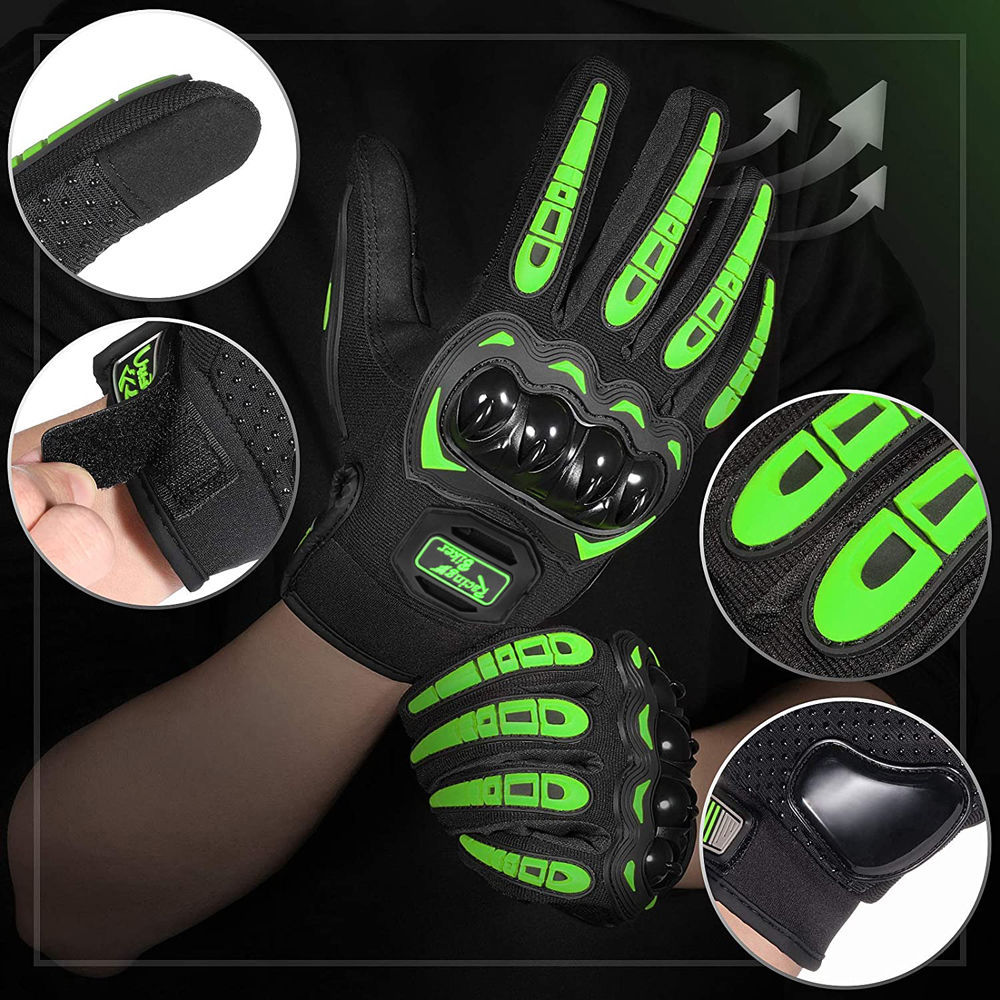 Touch Screen Motorcycle Mounta - مراجعة Mountain Biking Protective Gear وسعره