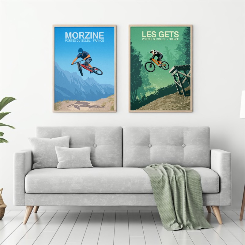Mountain Bike Trail Poster Sno - مراجعة Picture Of Mountain Biking وسعره