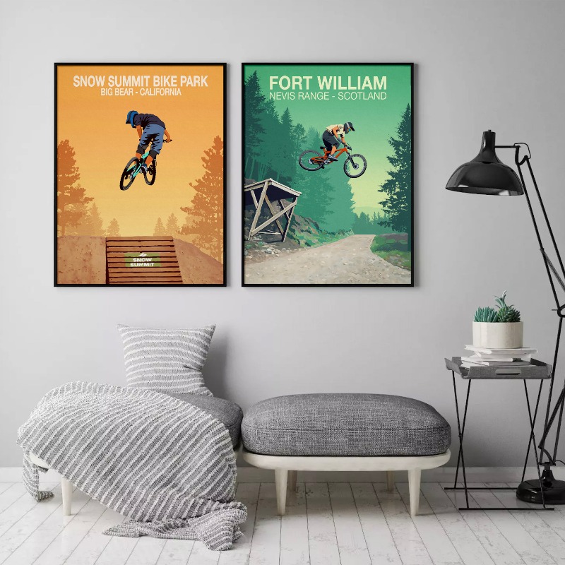 Mountain Bike Trail Poster Sno - مراجعة Picture Of Mountain Biking وسعره