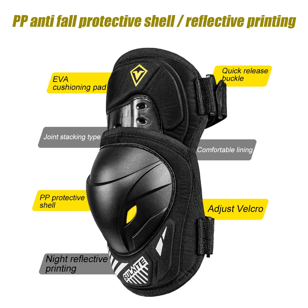 1Pair Electric Bike Motorcycle - مراجعة Mountain Biking Knee And Elbow Pads وسعره