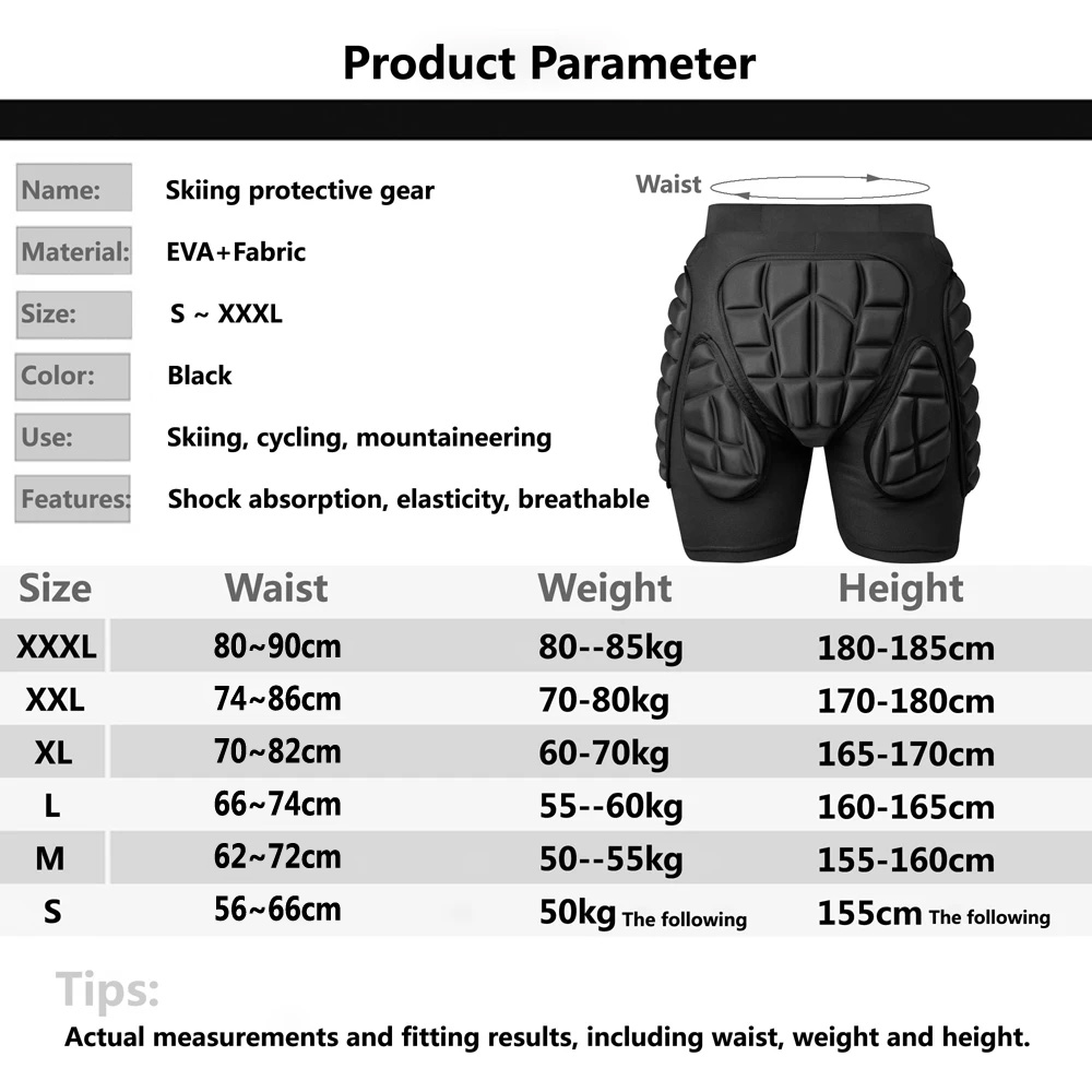 New Ski Shorts Skating Hip Pro - مراجعة Mountain Biking Knee And Elbow Pads وسعره