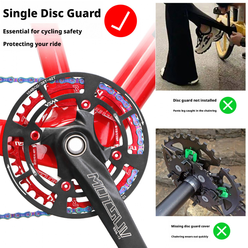 104 BCD Chainring Guard for Mo - مراجعة Mountain Biking Protective Gear وسعره