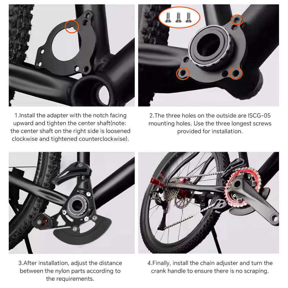 TOSEEK Chain Guides MTB Bicycl - مراجعة Chain Guide Iscg وسعره