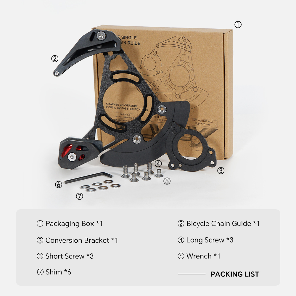 TOSEEK Chain Guides MTB Bicycl - مراجعة Chain Guide Iscg وسعره
