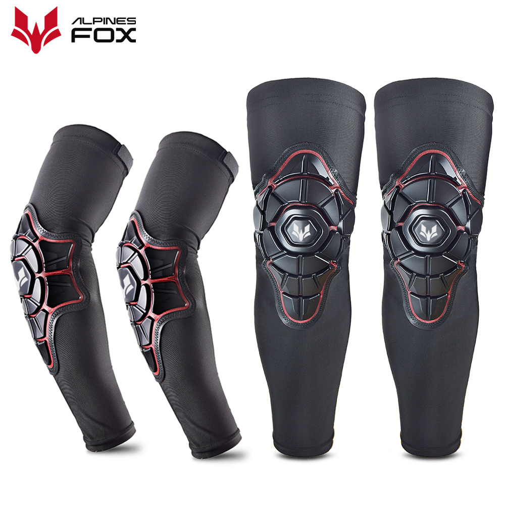 Men Motorcycle Kneepads Elbow  - مراجعة Mountain Biking Knee And Elbow Pads وسعره