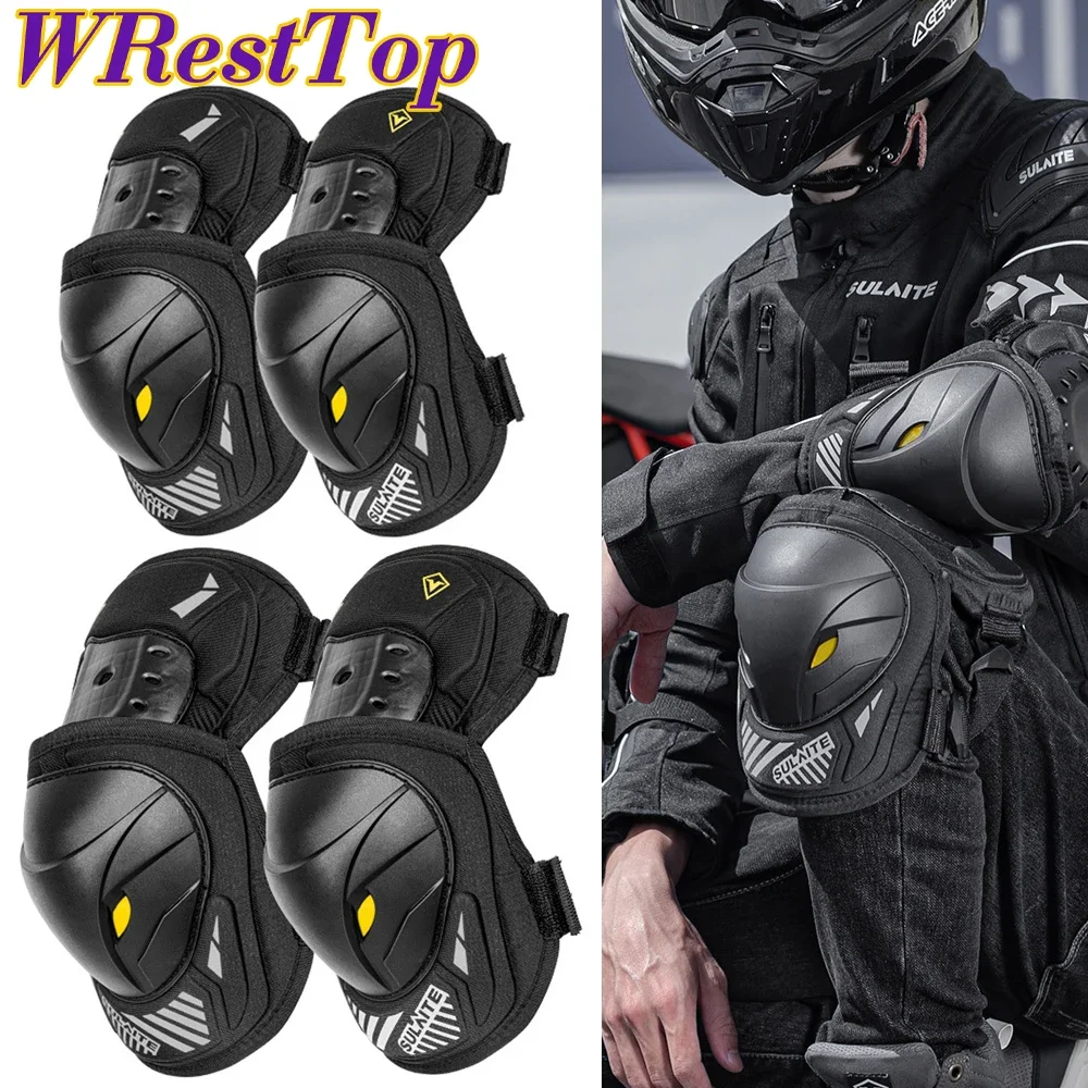 Premium Motorcycle Riding Gear - مراجعة Mountain Biking Knee And Elbow Pads وسعره