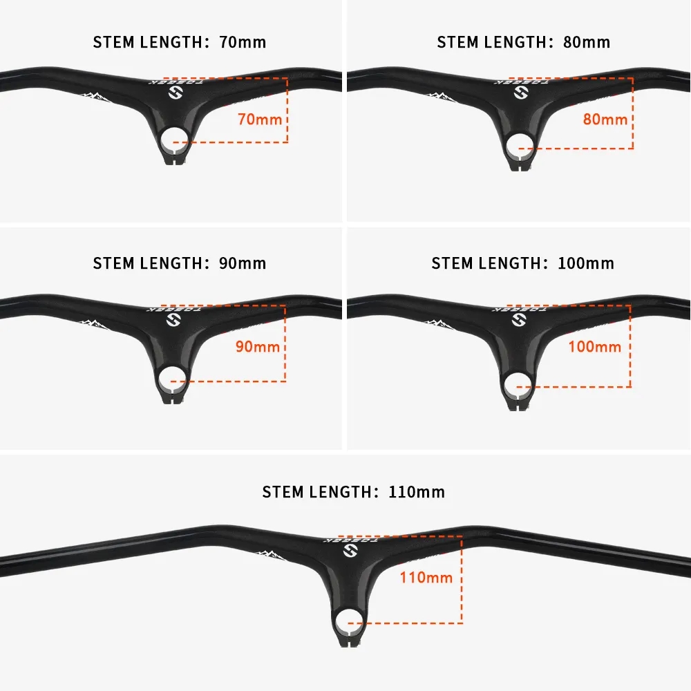TOSEEK T800 Carbon Handlebars  - مراجعة Mountain Biking Xc وسعره