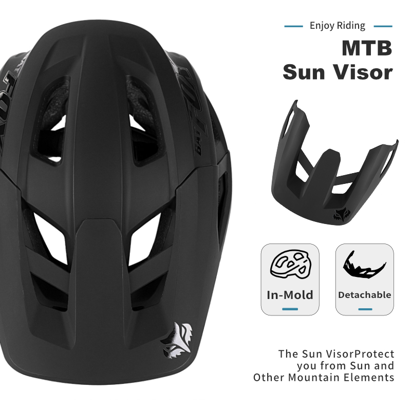 BATFOX Mountain Bike Helmet Ca - مراجعة Mountain Biking Helmet Kids وسعره
