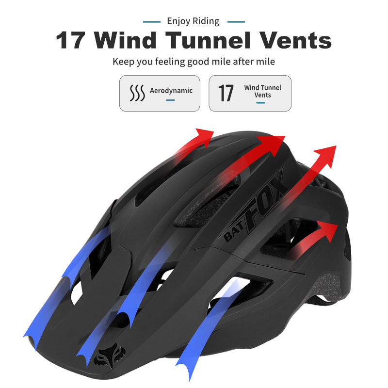 BATFOX Mountain Bike Helmet Ca - مراجعة Mountain Biking Helmet Kids وسعره