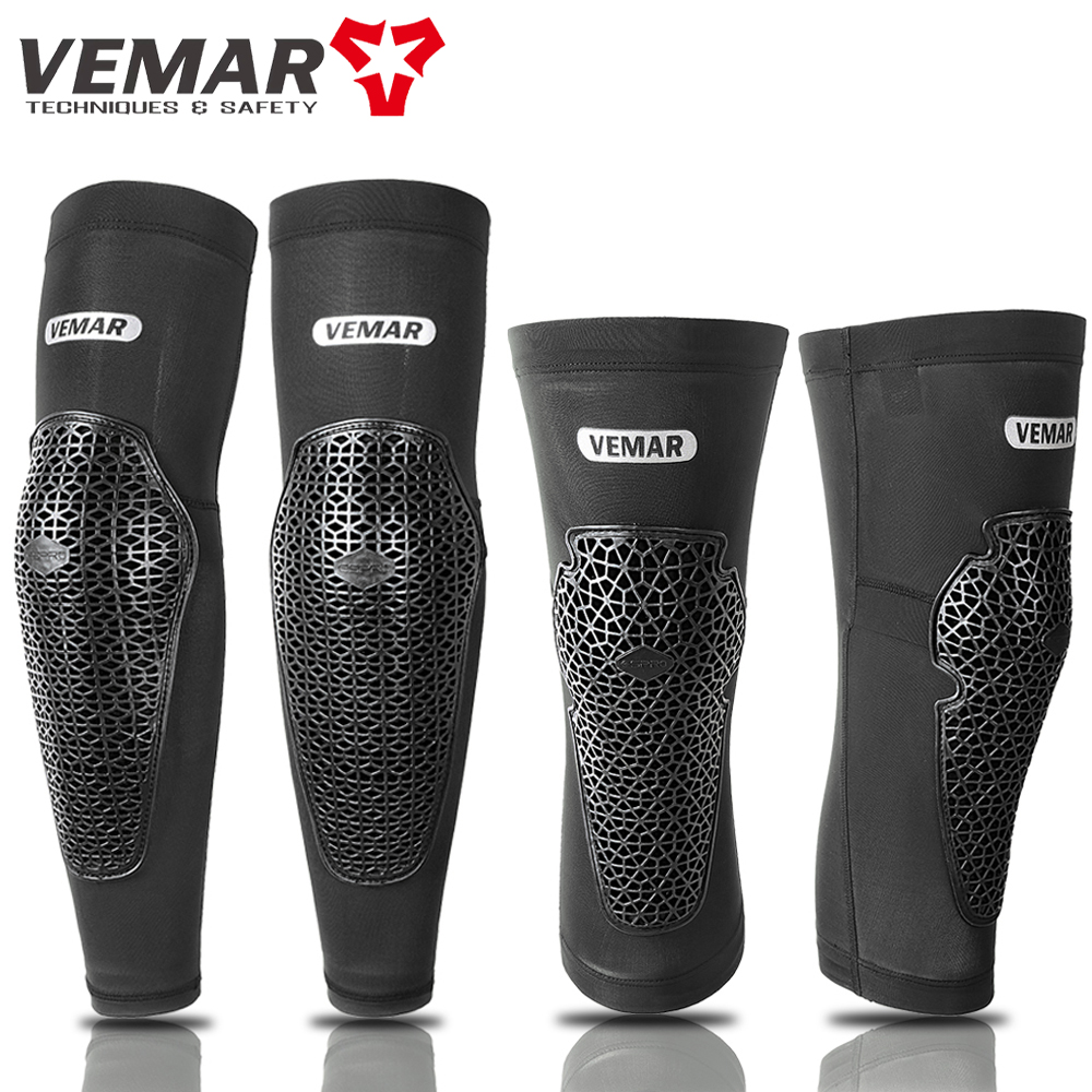 VEMAR Chilled Anti-fall Motorc - مراجعة Mountain Biking Knee And Elbow Pads وسعره