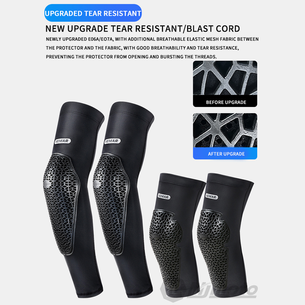 VEMAR Chilled Anti-fall Motorc - مراجعة Mountain Biking Knee And Elbow Pads وسعره