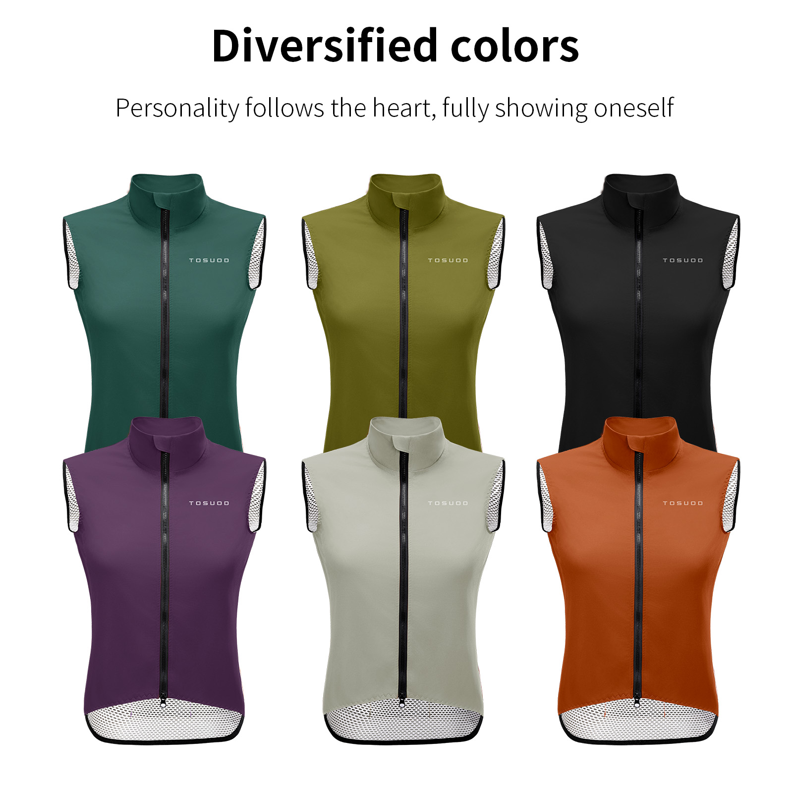 TOSUOD Men Jerseys Windproof L - مراجعة Mountain Biking Vest وسعره