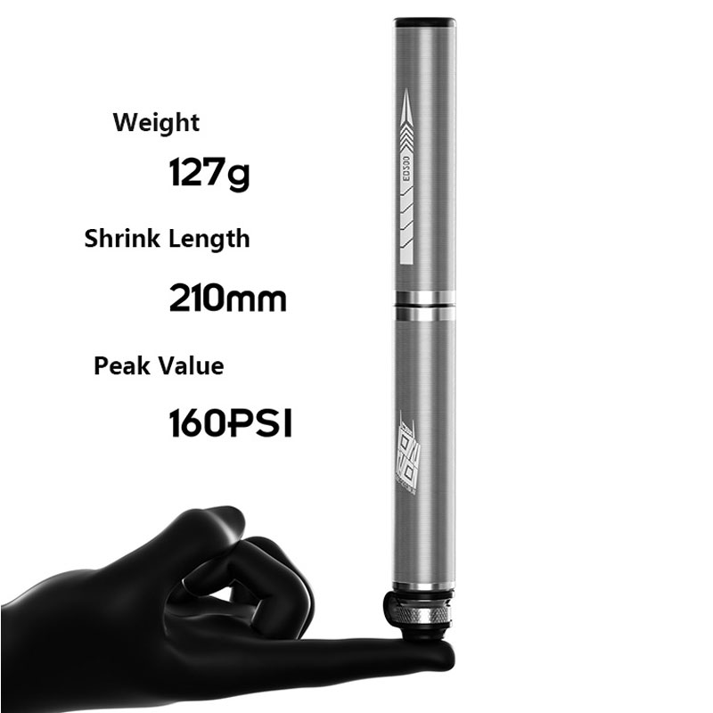 ENLEE Bicycle Pump Portable Pu - مراجعة Mountain Biking In French وسعره