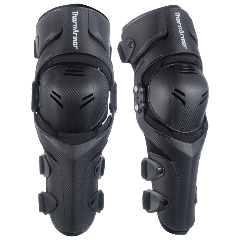 Motorcycle Motocross Mtb Knee  - مراجعة Mountain Biking Knee And Elbow Pads وسعره