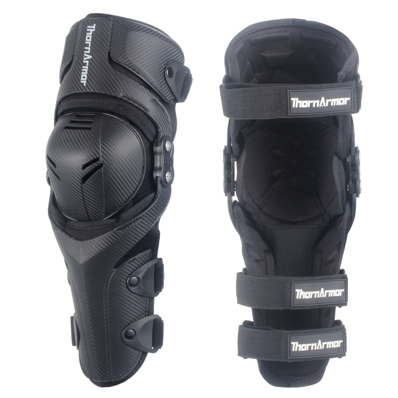 Motorcycle Motocross Mtb Knee  - مراجعة Mountain Biking Knee And Elbow Pads وسعره