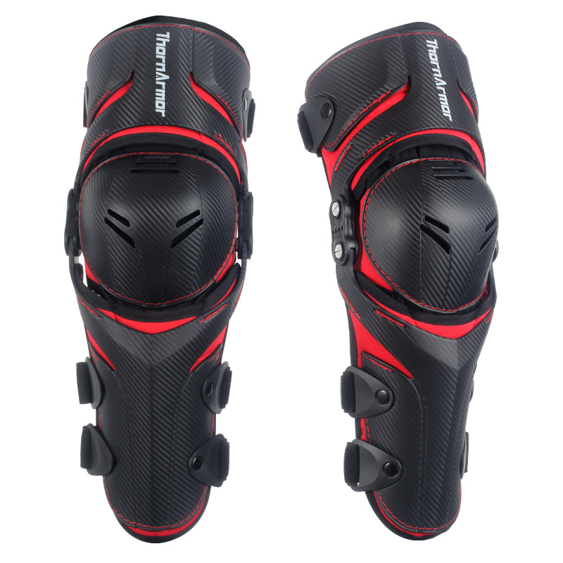 Motorcycle Motocross Mtb Knee  - مراجعة Mountain Biking Knee And Elbow Pads وسعره